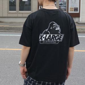 エクストララージ XLARGE Tシャツ CHAMPION POCKET Tee チャンピオン ブラック 黒 BLACK 01191132｜mr-vibes