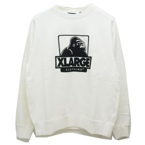 エクストララージ XLARGE クルースウェット OG CREW NECK SWEAT ホワイト 白 WHITE｜mr-vibes