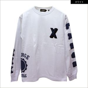 エクストララージ XLARGE ロンT Tシャツ RAMDOM PRINT COLLEGE LOGO L/S Tee 長袖  01201122｜mr-vibes