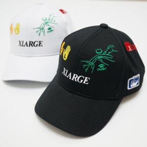 エクストララージ XLARGE キャップ RANDOM EMBROIDERED LOGO CAP 帽子 ブラック ホワイト 黒 白｜mr-vibes