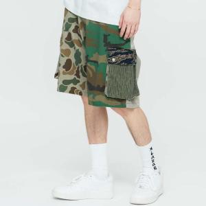 エクストララージ XLARGE ショートパンツ CRAZY CAMO CARGO SHORT PANTS ショーツ カーゴショーツ カモ CAMO 迷彩 101232031018｜mr-vibes