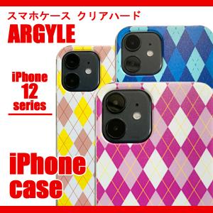 iPhone12 mini pro max ケース カバー アーガイル チェック柄｜mr1