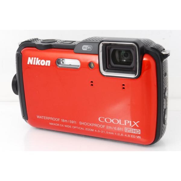 Nikon ニコン COOLPIX AW120 サンシャインオレンジ 防水カメラ