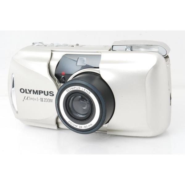 OLYMPUS オリンパス μ[mju:] II ZOOM シャンパンゴールド ミューIIズーム コ...