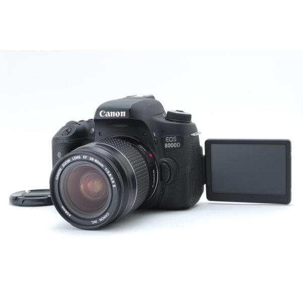 Canon キヤノン EOS 8000D レンズキット 新品SD32GB付き ショット数1270回