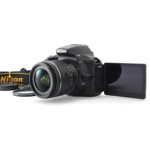 Nikon D5600 レンズキット 新品SD32GB付き ショット数9514回 ニコン