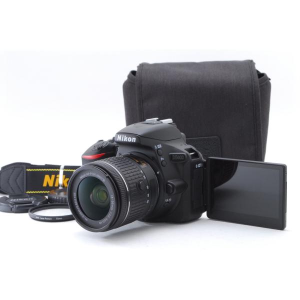 Nikon D5600 レンズキット 新品SD32GB付き ショット数3652回 ニコン
