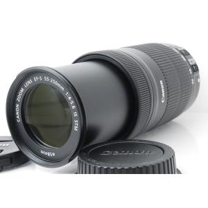 ⭐️手ぶれ補正付き⭐️Canon EF-S 55-250mm IS 望遠レンズ Canon EF-S 55-250mm F4-5.6 IS✨手ぶれ補正✨望遠✨ - メルカリ