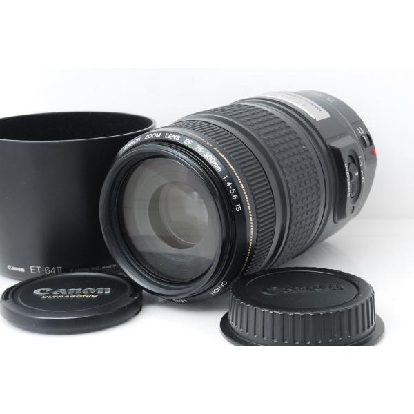 Canon キヤノン EF 75-300mm F4-5.6 IS USM 手ぶれ補正付き