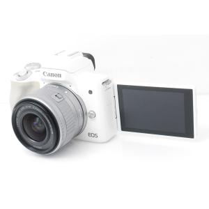 EOS キヤノン ミラーレス一眼 CANON M10 レンズキット ホワイト 中古