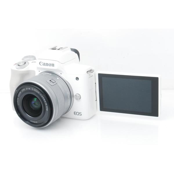 Canon キヤノン EOS Kiss M2 ホワイト レンズキット