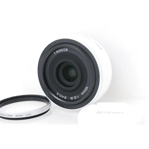 Nikon ニコン 1 NIKKOR 10mm F2.8 ホワイト 単焦点レンズ