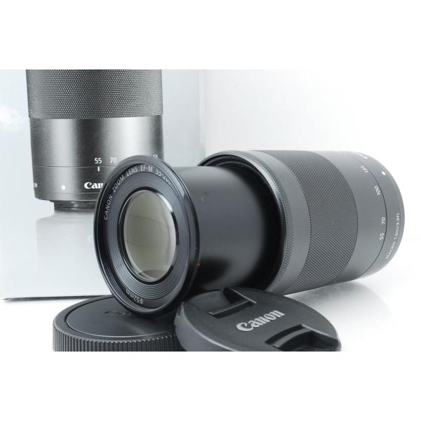 Canon キヤノン EF-M 55-200mm F4.5-6.3 IS STM ブラック