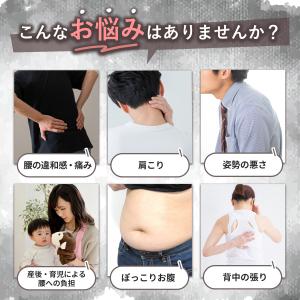 骨盤ベルト 腰痛ベルト コルセット 腰サポータ...の詳細画像1