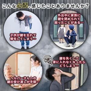 キーボックス 屋外 ダイヤル式 壁掛け 防水 ...の詳細画像3