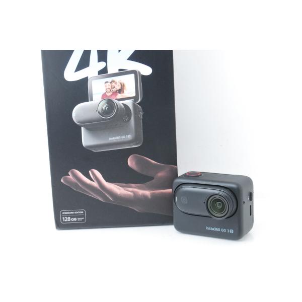 insta360 GO 3S ミッドナイトブラック 128GB アクションカメラ Wi-Fi Blu...