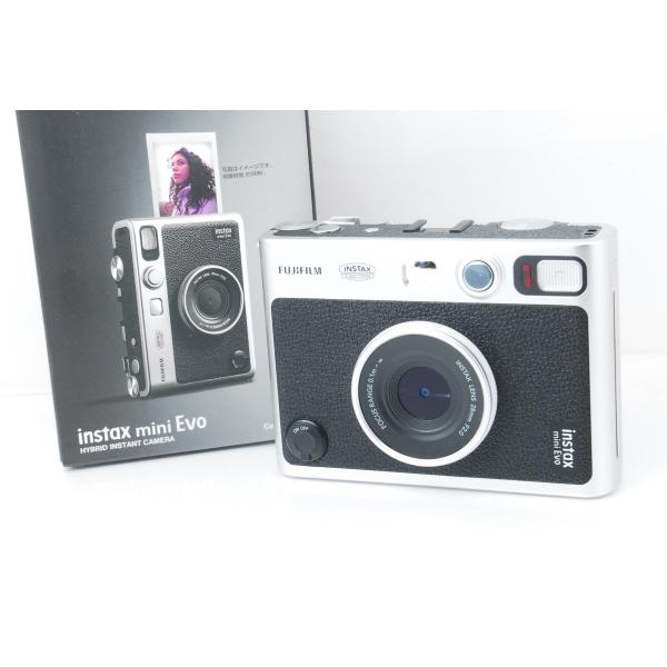 FUJIFILM 富士フイルム instax mini Evo ブラック インスタントカメラ チェキ