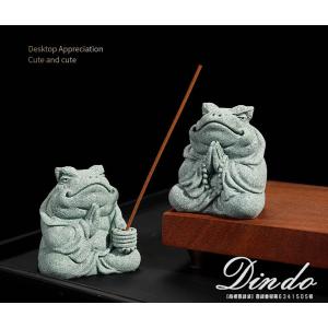 カエル 置物 銭蛙 かえる 風水 玄関 三本脚の蛙 : 仏像と縁起物