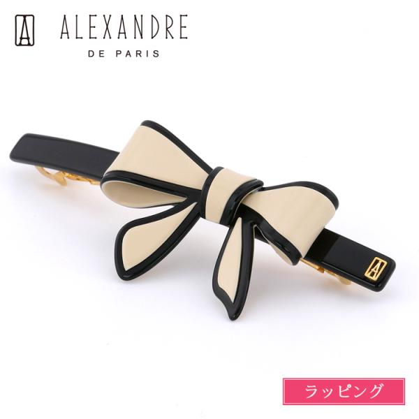 アレクサンドル ドゥ パリ ALEXANDRE DE PARIS リボン バレッタ リズレ テンダリ...