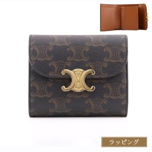 CELINE スモール フラップウォレット トリオンフ 財布 CELINE（セリーヌ） 財布 三つ折り財布 スモール フラップウォレット