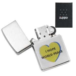ジッポ ジッポー ライター オイルライター I HOPE WORLD PEACE 喫煙 デザイン ZIPPO 200 刻印 おしゃれ レーザー 喫煙具 タバコ 煙草 石 グッズの商品画像