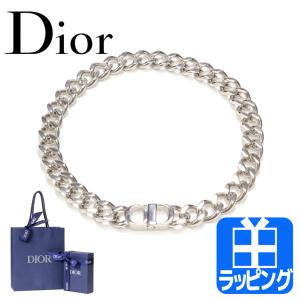 【ブランド純正ラッピング】ディオール Dior ネックレス CD ICON チェーンリンク アクセサリー ジュエリー シグネチャークラスプ チョーカー マグネット式｜mrg-japan