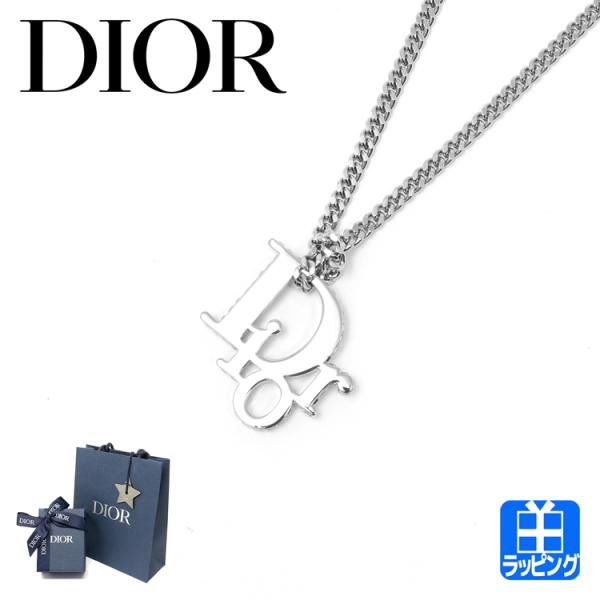 【ブランド純正ラッピング済】ディオール Dior ペンダントネックレス アクセサリー シルバー クリ...