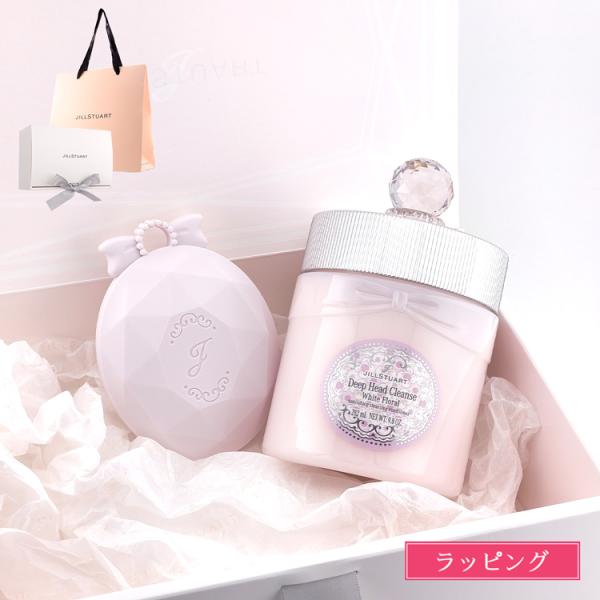【ショップバッグ・ギフトBOX付】 ジルスチュアート ディープ ヘッドクレンズ シャンプーブラシ セ...