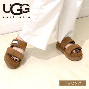 アグ UGG Greer 厚底 サンダル スエード スライド ストラップ 1129210 プレゼント