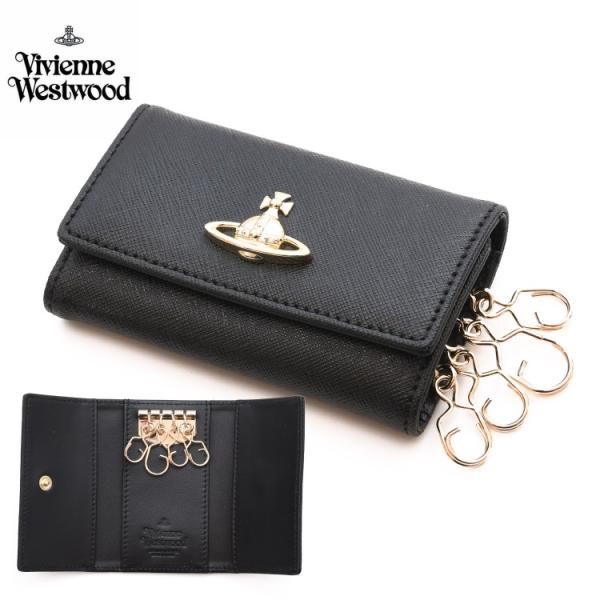 ヴィヴィアンウエストウッド Vivienne Westwood SAFFIANO キーケース レザー...