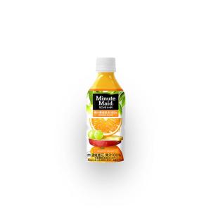 コカ・コーラ ミニッツメイド 朝の健康果実 オレンジブレンド 果汁100% 350mlPET×24本｜mrh-store
