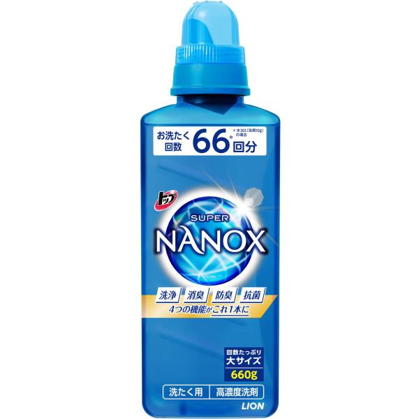 トップ ナノックス(NANOX)大容量トップ スーパーナノックス 蛍光剤・シリコーン無添加 高濃度 ...