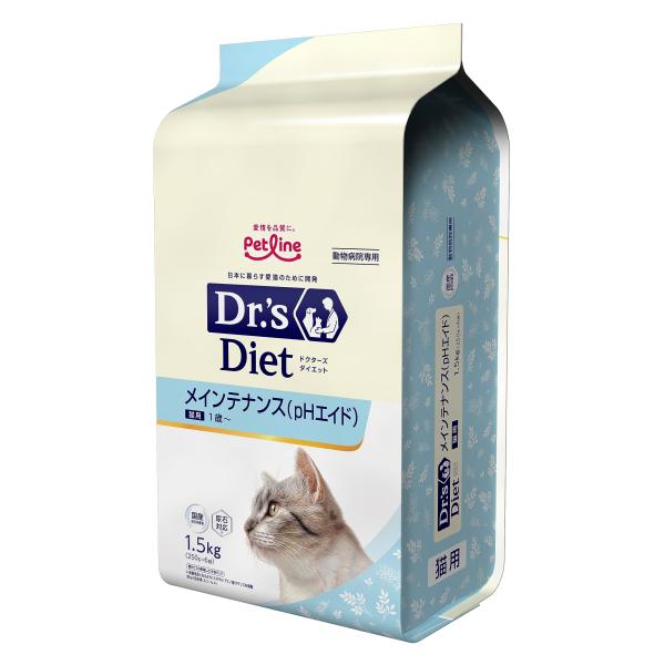 ドクターズダイエット (Dr&apos;s DIET) 療法食 猫用 メインテナンス (pHエイド) 1.5k...