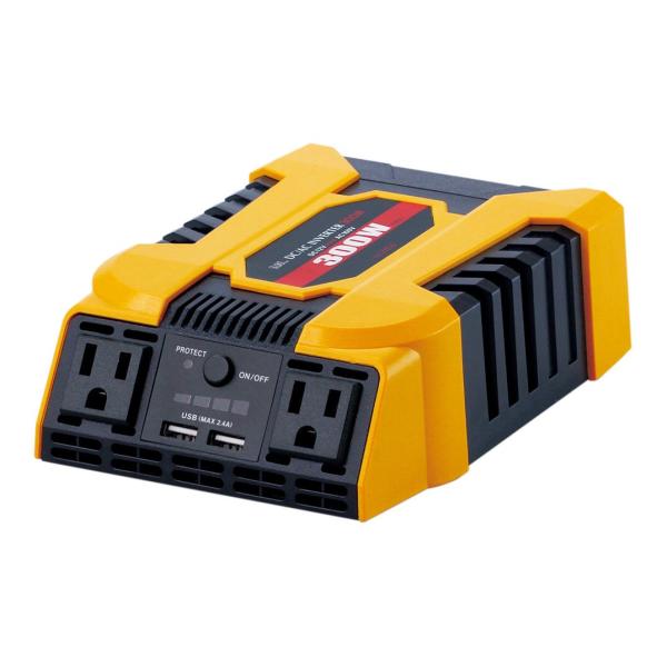 BAL ( 大橋産業 ) DC/ACインバーター 矩形波 DC12V車専用 定格出力:300W 28...