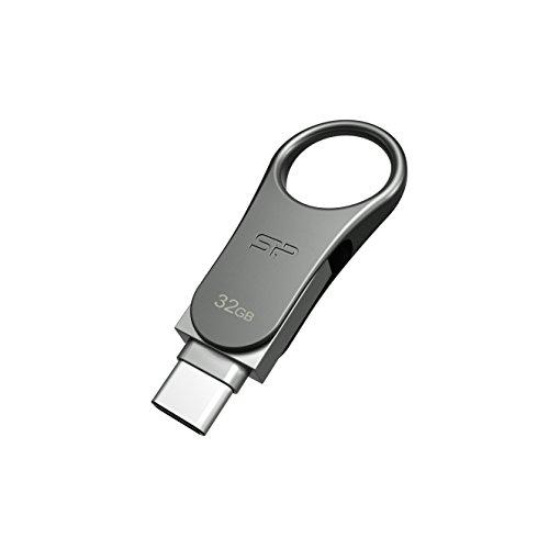 シリコンパワー デュアルUSBメモリ 32GB Type-C &amp; USB3.0 Type-A (スマ...