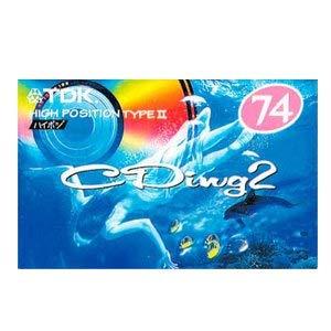 TDK カセットテープ 1本 74分ハイポジ（タイプ2） CD2-74R_H