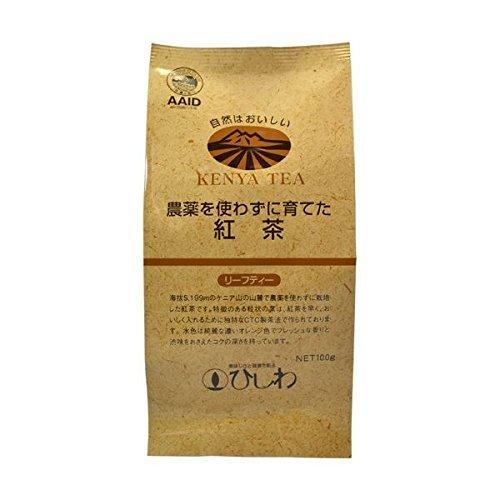 菱和園 ひしわ 農薬を使わずに育てた紅茶リーフ 100g ×10セット