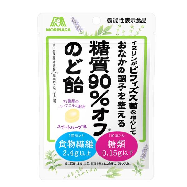 森永製菓 糖質90％オフのど飴 58g×7袋