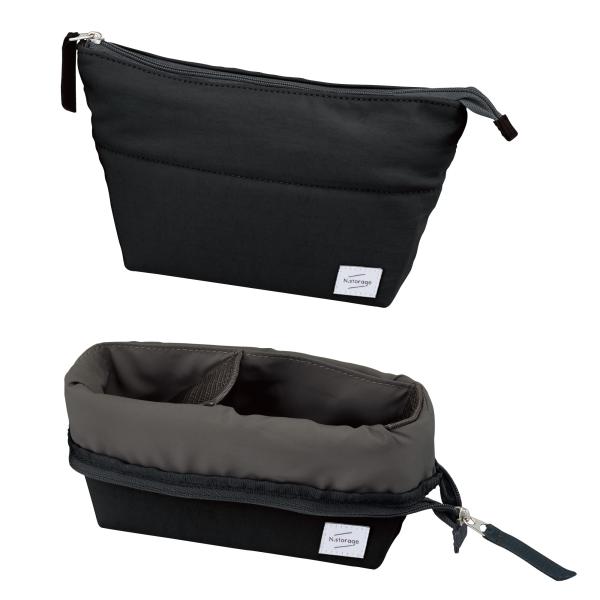 コクヨ(KOKUYO) ペンケース 筆箱 Nストレージ ブラック F-VBF250-1