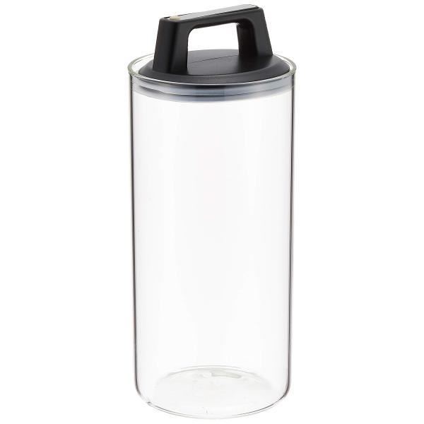 富士商(Fujisho) 密閉 ガラス キャニスター 保存容器 エア・リデューサー L 2000cc