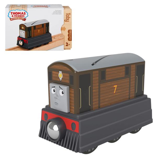 マテル(MATTEL)きかんしゃトーマス 木製レールシリーズ(Thomas) トビー 2才~ HBJ...