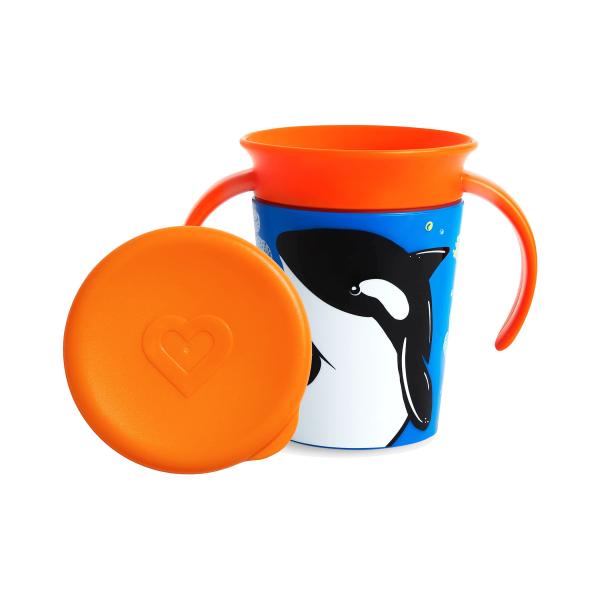 munchkin マンチキン ポリプロピレン (PP) ハンドル付きミラクルカップ・ワイルドラブ シ...