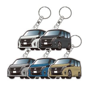 日産 セレナ キーホルダー C28 ハイウェイスターV e-POWER アクリルキーホルダー アクセサリー スマートキー おしゃれ かわいい 自動車 車 パーツ｜mrkikaku2