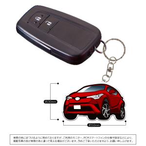 トヨタ C-HR パーツ キーホルダー アクセ...の詳細画像2
