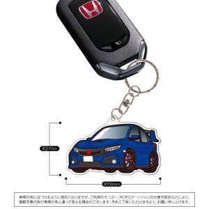 ホンダ シビックタイプR FK8 キーホルダー...の詳細画像2