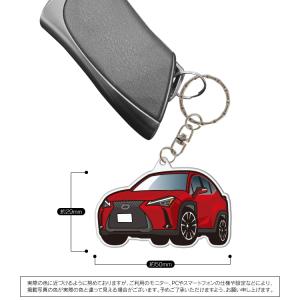 レクサス UX キーホルダー アクセサリー ナ...の詳細画像2
