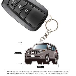 ランドクルーザープラド 150系 キーホルダー...の詳細画像2