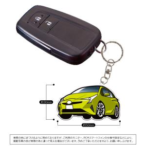 トヨタ プリウス 50系 キーホルダー アクセ...の詳細画像2