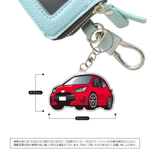 トヨタ ヤリス キーホルダー アクセサリー ナ...の詳細画像3