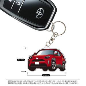 トヨタ ヤリスクロス 10系 キーホルダー ア...の詳細画像2